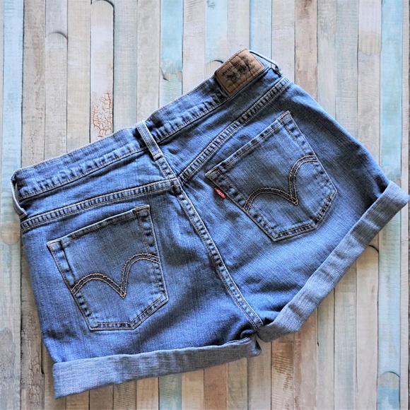 Levi's Pants - Levi's 515 Mid Wash Mid rise Denim Jean Shorts 8